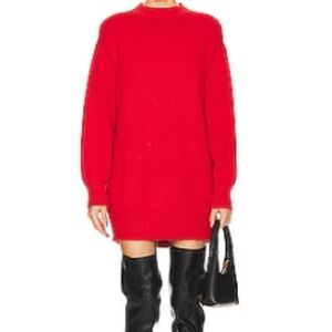 Red Sweater Dress